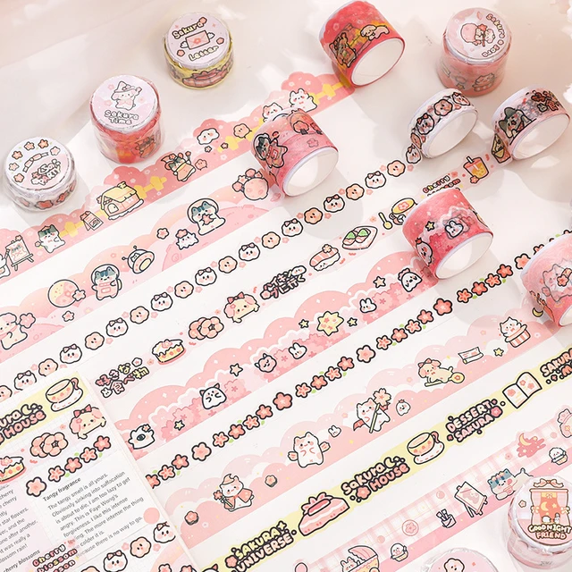 Cute Kawaii Designs Decorative Washi Tapes, Deco Tape – MyKawaiiCrate