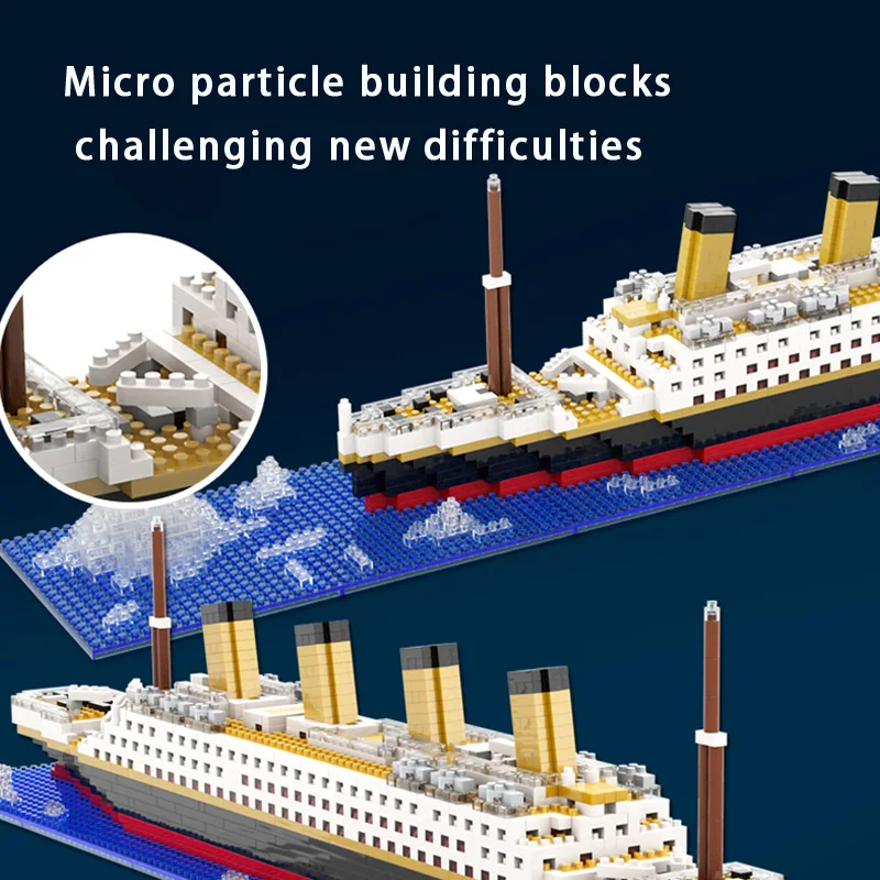 Building Blocks Titan Micro Particle CHILDREN'S Building Block Toys Desktop Decorations Puzzle Assembly Toys