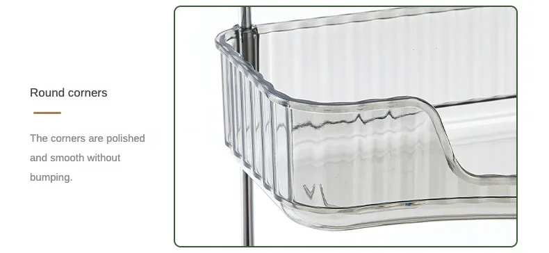 Corner Rack For Bathroom Vertical Washstand Large Capacity 3-layer Skincare Organizer  Perfume And Fragrance Shelt 6