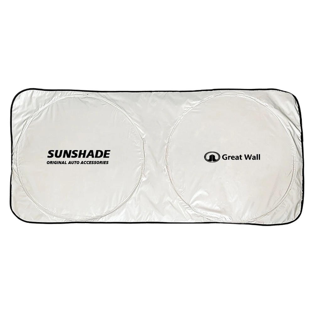 Car Sunshade Windshield Sunshade Windshield Sun Shade 1PC Car Sun Heat Protection Front Windshield Sun Shade Cover For Great Wall GWM WINGLE VOLEEXX WEY MOCCA MACCHIATO ORA HaoMao GT