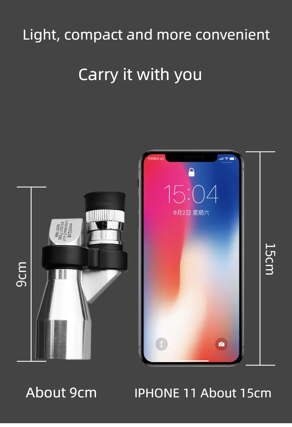 Sce875fc7eeec4ba880a0ea6697d04b290 Teleskop wysokiej rozdzielczości ultradługi noktowizor Mini kieszeń przenośny materiał metaliczny mały narożny teleskop jednooczny