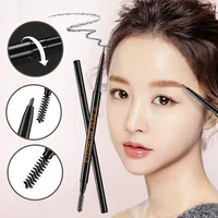 1.5mm Fine Eyebrow Pencil with Double Head Automatic Rotation, One Line Eyebrow Pencil Waterproof and Makeup Free Makeup Pen 2