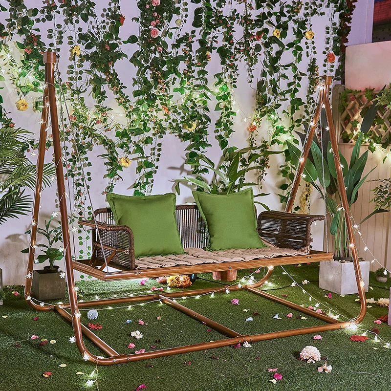 

Жены и сын, уличные качели, двор, двойной гамак для улицы, Интернет-знаменитости в помещении, сад, подвесной, балкон, домашняя качалка