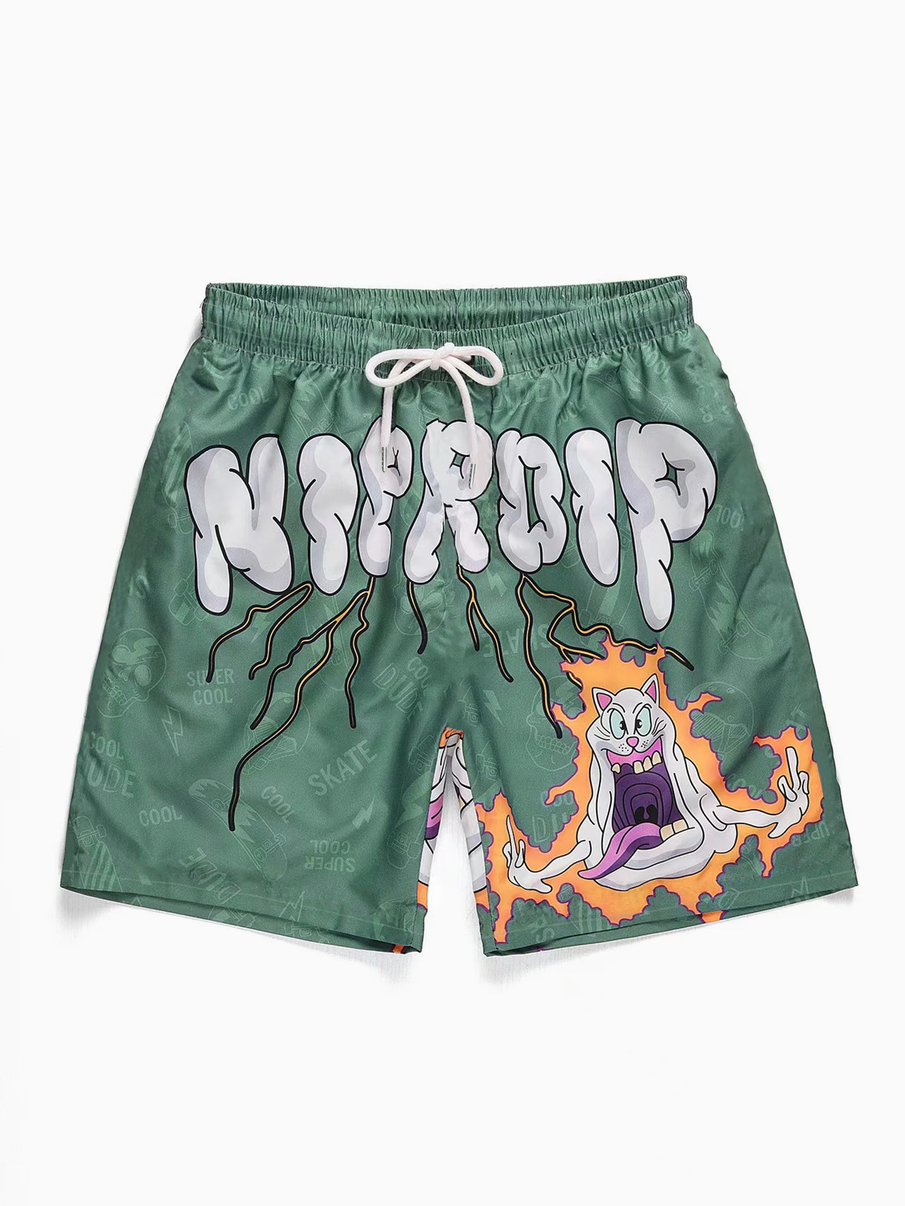Street Life Summer Casual Shorts Men Women Kids Shorts Fashion Graphic Letter Printed Breathable Quick-Drying Oversized