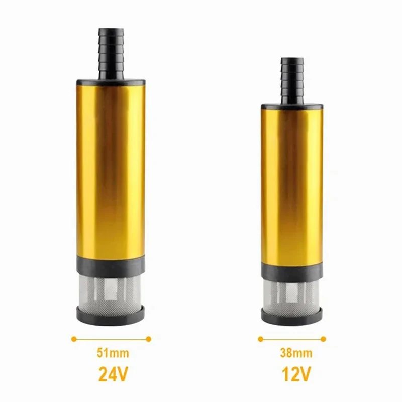 51MM 38MM Car Electric Oil Pump for Diesel Oil Water 12V 24V