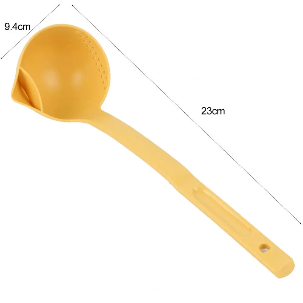 Oil-separating Spoon Oil Filter Spoon Oil-separating Hot Pot with Long Handle for Safe Cooking for Kitchen