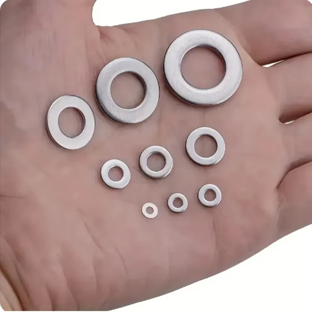 360pcs 304 Stainless Steel Washers Set For Home Decor Factory Repair Kitchens Shops