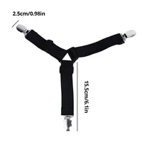 Attaches de drap de lit, Gadgets pour organisateur de draps de lit, Clip de couverture de matelas pour la maison, sangles élastiques réglables, 2/4 pièces 3