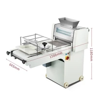 Commercial Bakery A Formadora De Pan Mini Long Loaf Toast Bread Dough Moulder Molder Moulding Making Bread Moulder Machine 2