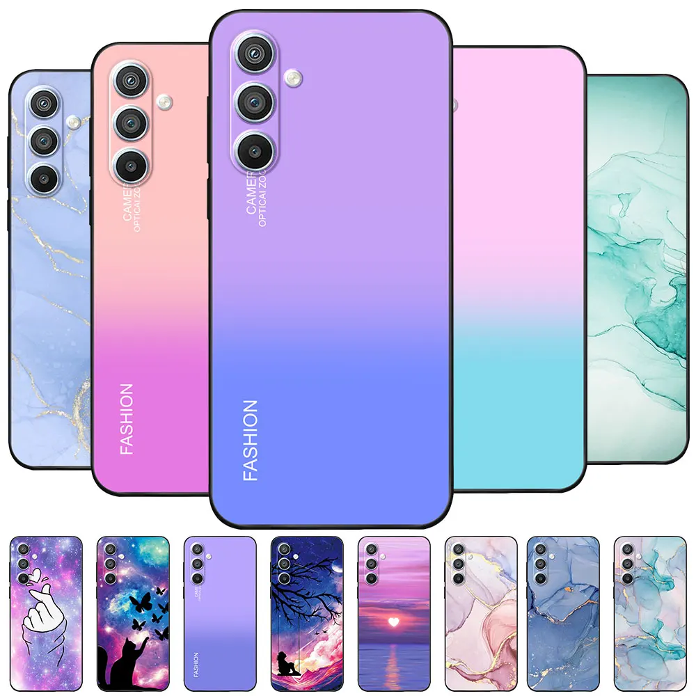 Custodia Per Samsung A54 5G Coque Galaxy A54 5G Tpu Custodia Morbida In Silicone Moda Per Samsung Galaxy A 54 A54 Funda Cover Capa