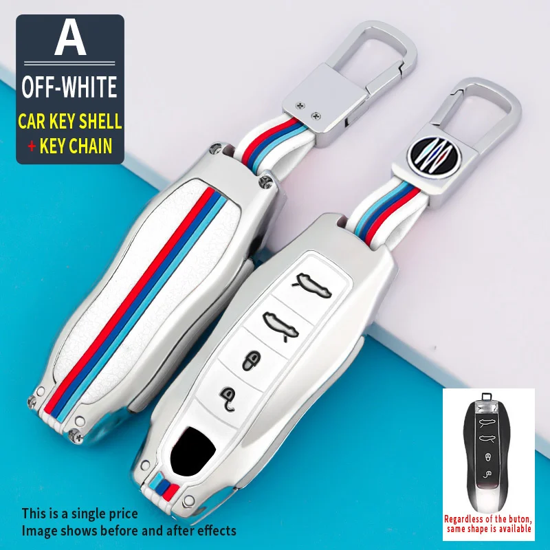 Car Key Case Cover Holder For Porsche Cayenne 958 911 Lepin 996 Macan Panamera 997 944 924 987