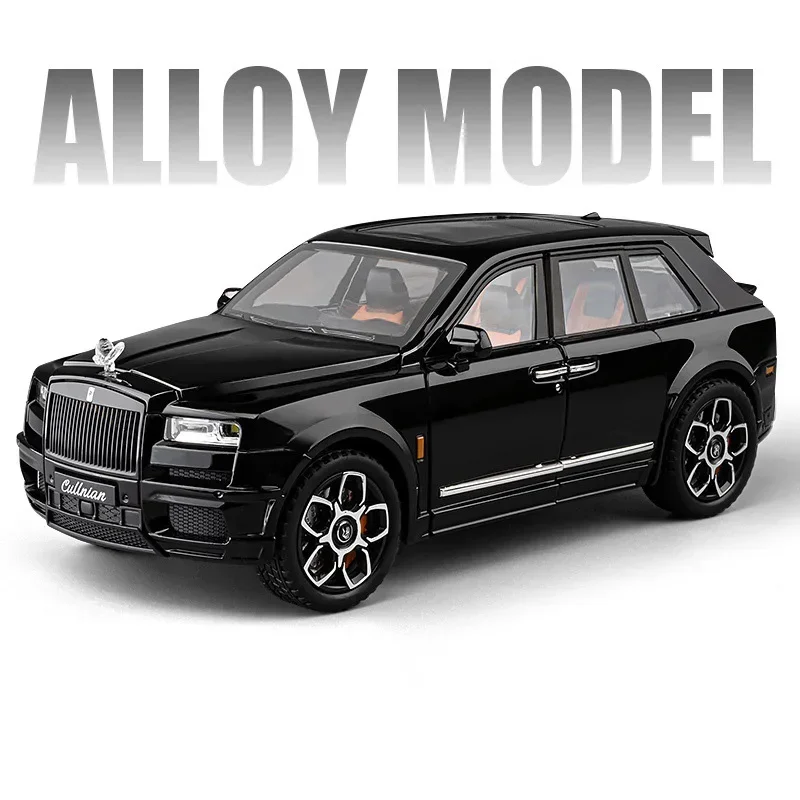 1:24 Land Rover Defender Diecast Toy Car with Sound and Light Features - Kids Christmas Gift