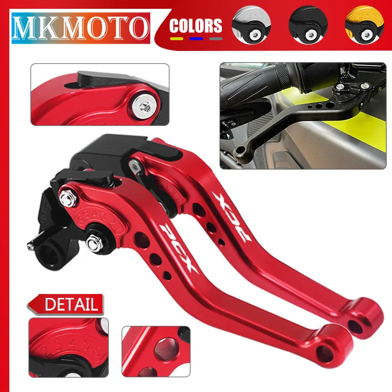 

Motorcycle Handle For Honda PCX125 150 2013-2020 PCX160 155 2021-2024 Short Brake Adjustable Clutch Levers pcx125 150 155 160