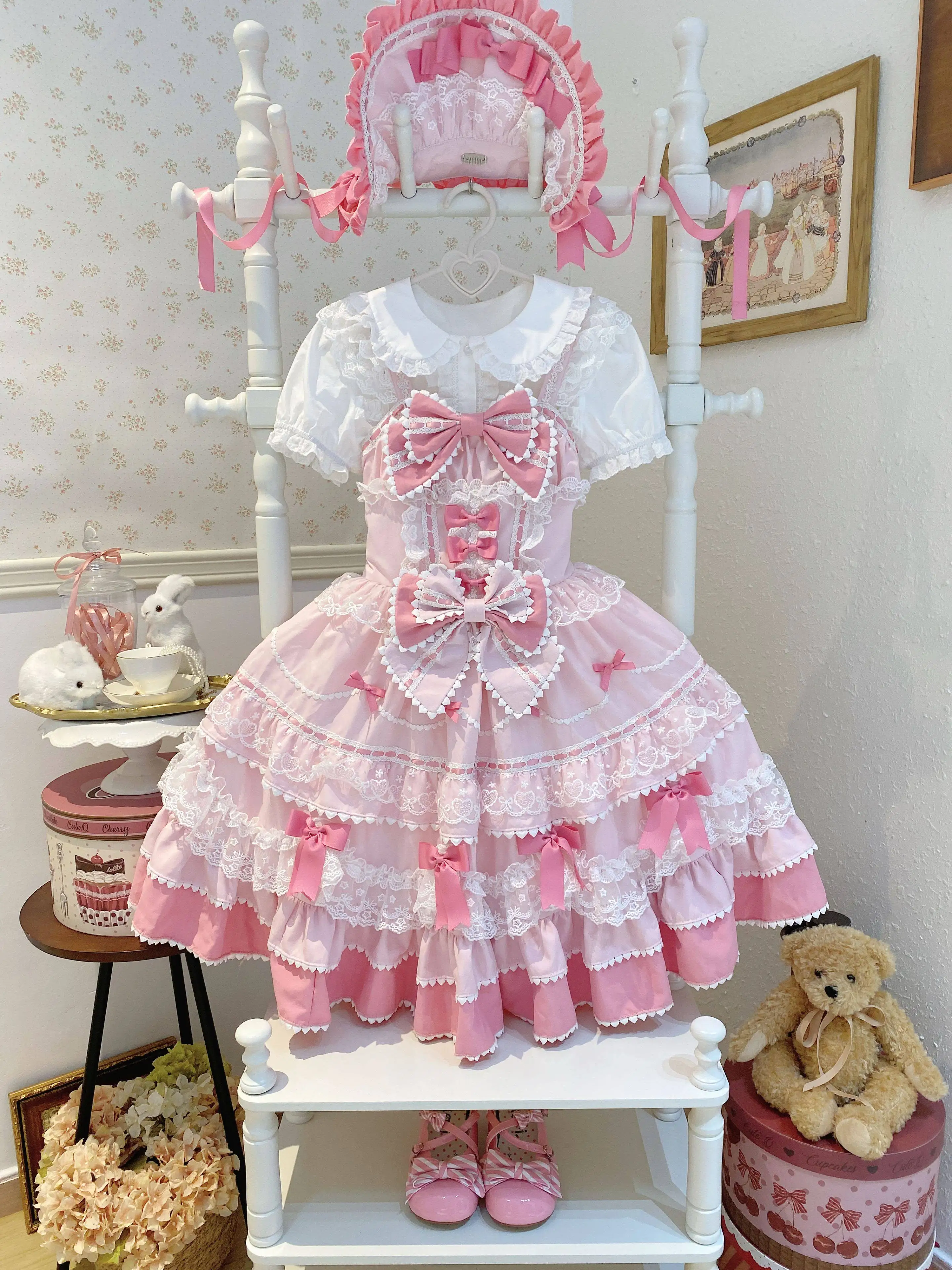 2000s Vintage Mini Dress Women Lace Retro Clothing Sleeveless Japanese Kawaii Lolita Dress Evening Party Chic Outfits Summer 5