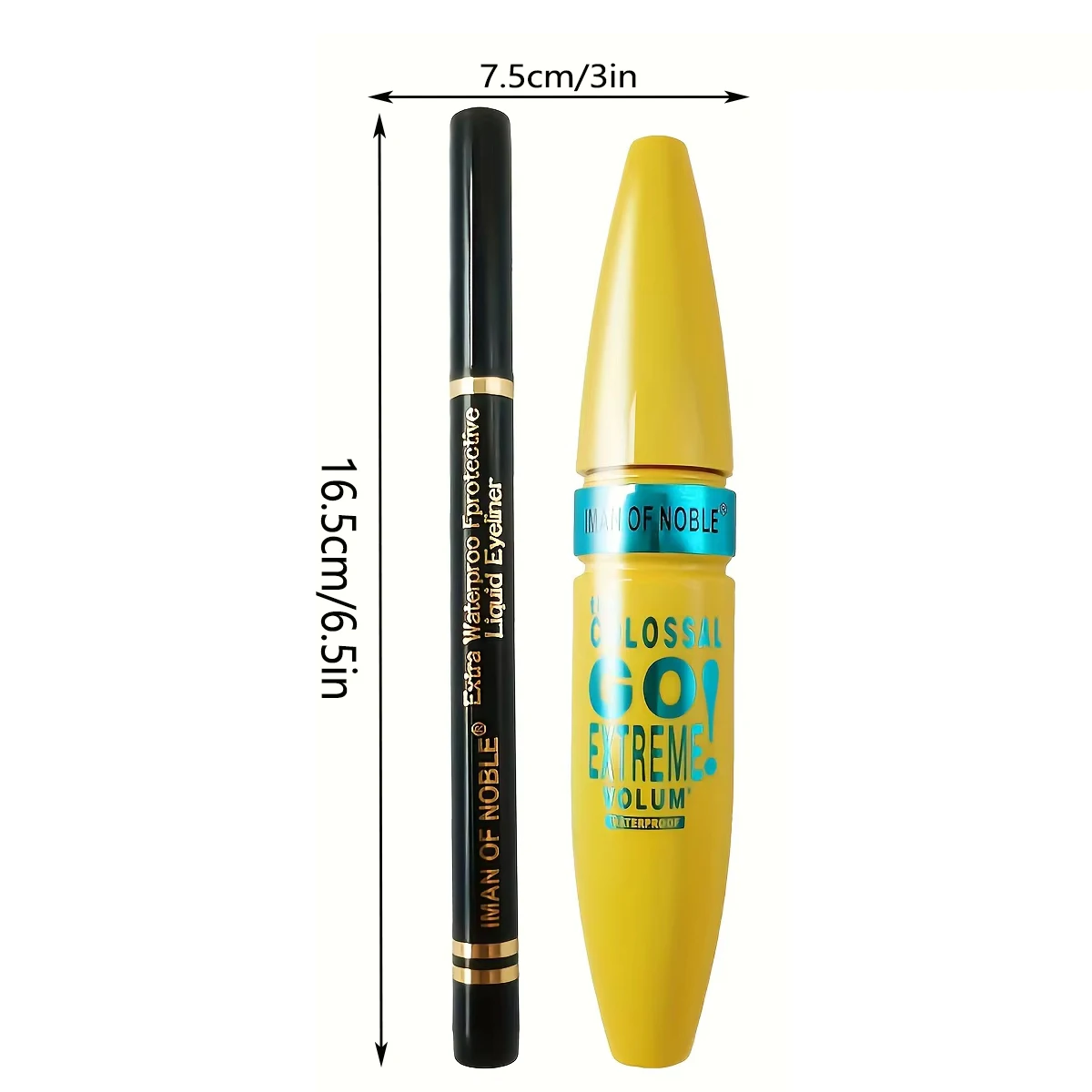 2-in-1 Makeup Set Durable Waterproof and sweat-proof Voluminous Curling Eyeliner Mascara set