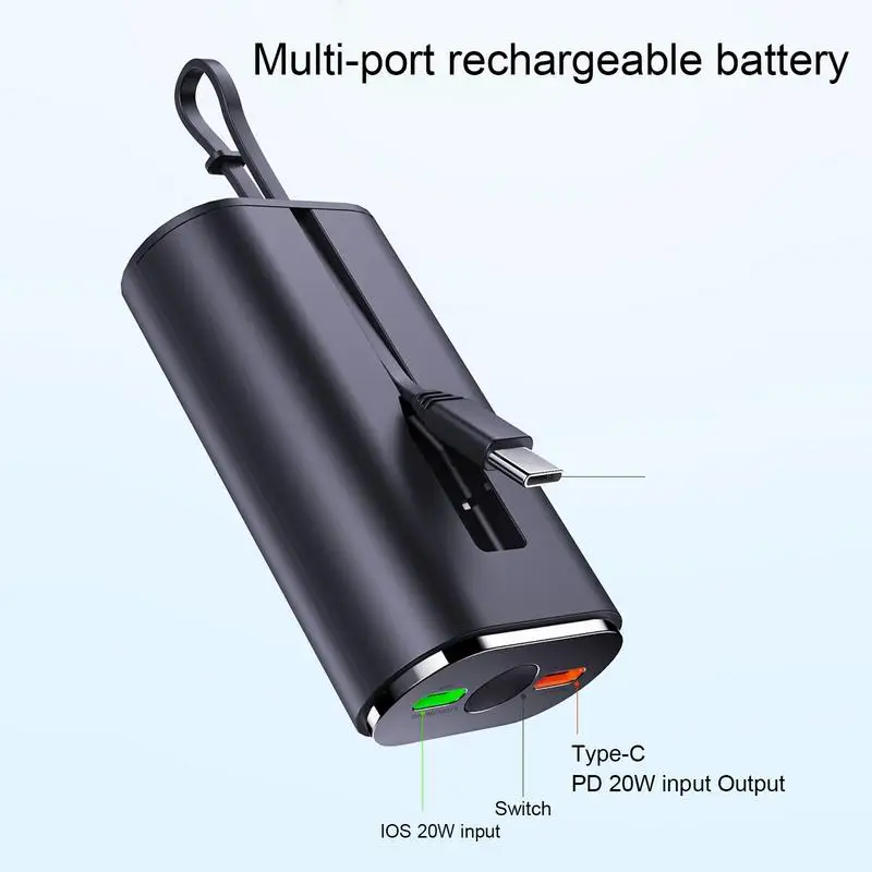 삼성용 마그네틱 무선 충전기, 휴대용 시계 충전기, USB C 타입 고속 충전 스테이션, 도크 모바일, 5000mAh, 2 in 1