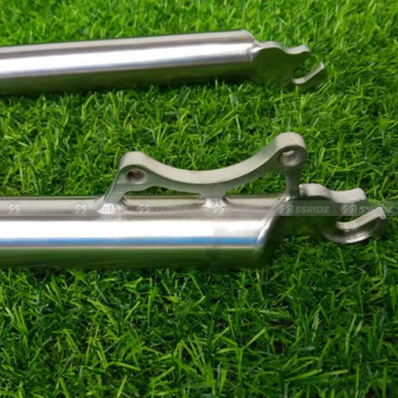 Titanium Alloy Bicycle Front Fork, MTB Bike Accessories, Disc