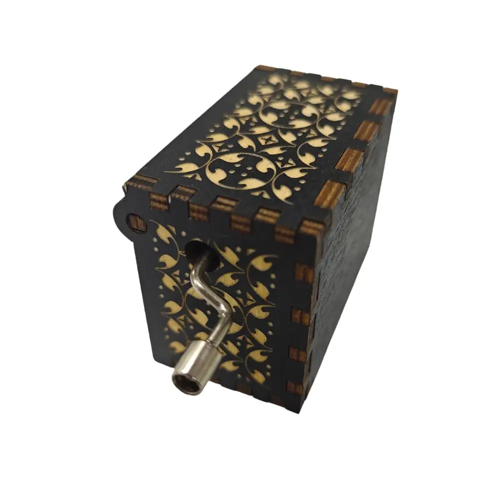 Classical Hot Wooden Hand Crank Music Box Godfather Theme Classical Chirstmas Valentines Day Birthday Gift carousel music box music box