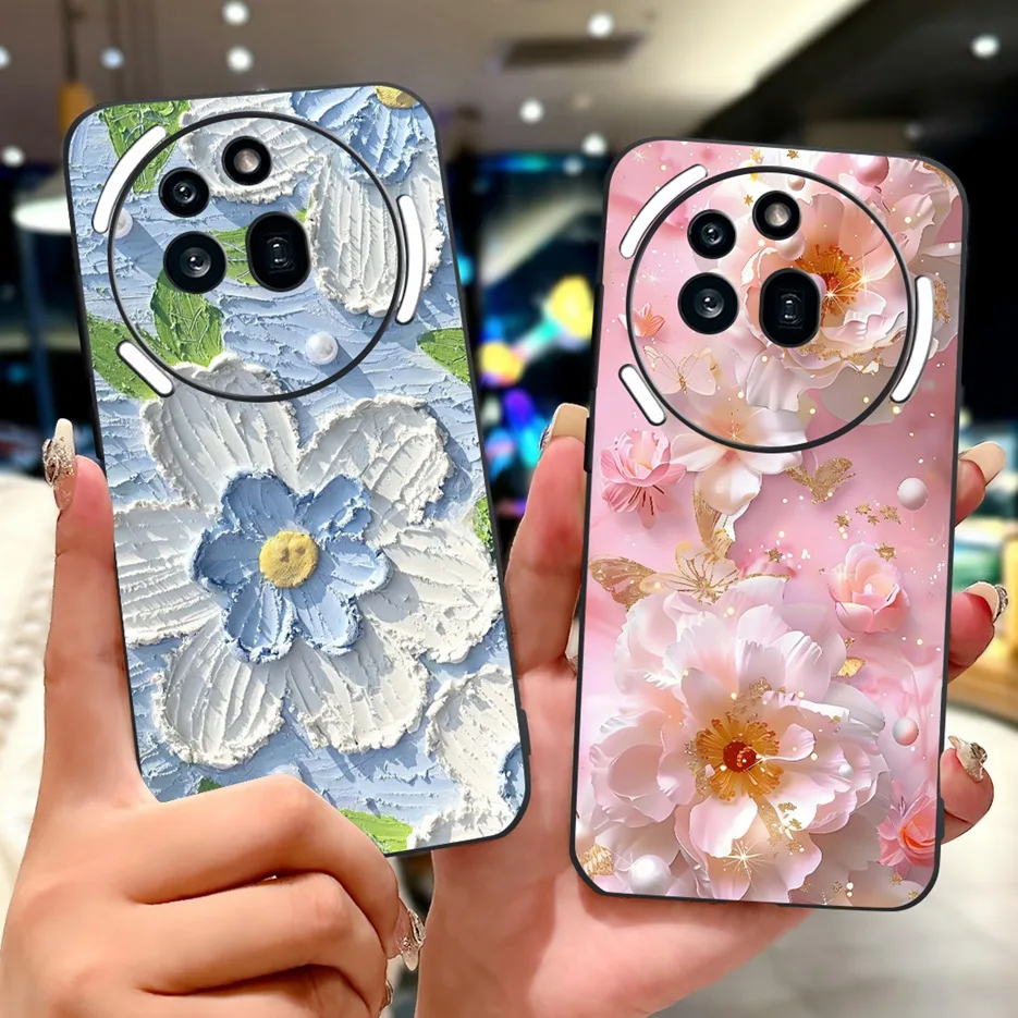Cute Cat Lion Painted Shockproof Phone Case - Soft and Stylish Cover