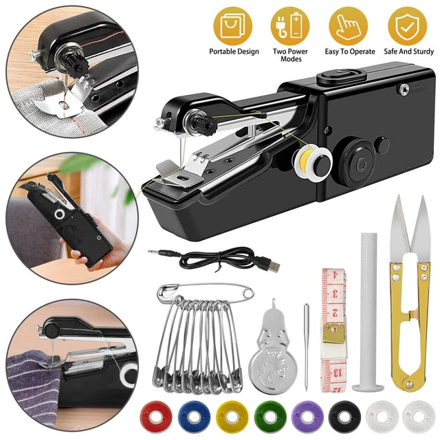 Hand Sewing Machines, Mini Sewing Machine, Cordless Portable Electr