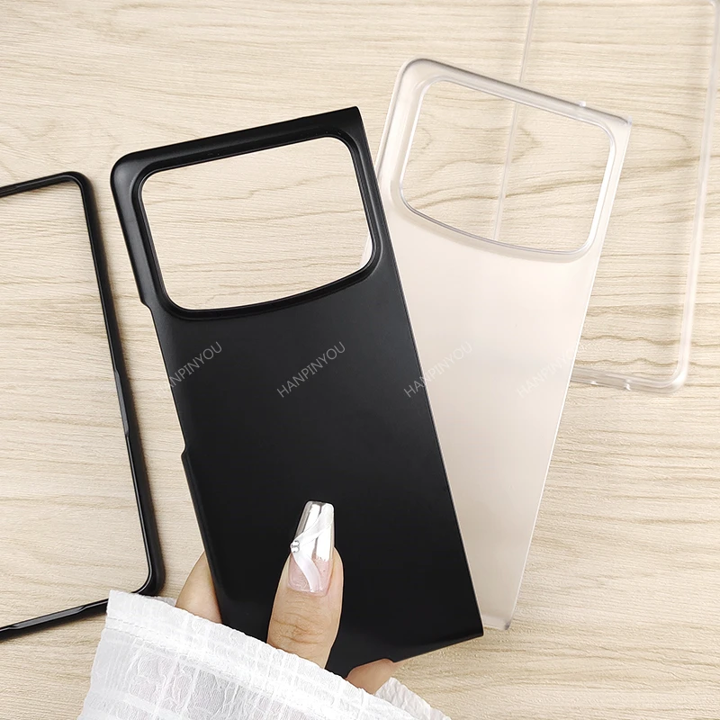 Sleek Ultra-Thin Matte Hard Phone Case - Anti-Fingerprint PC Back Cover