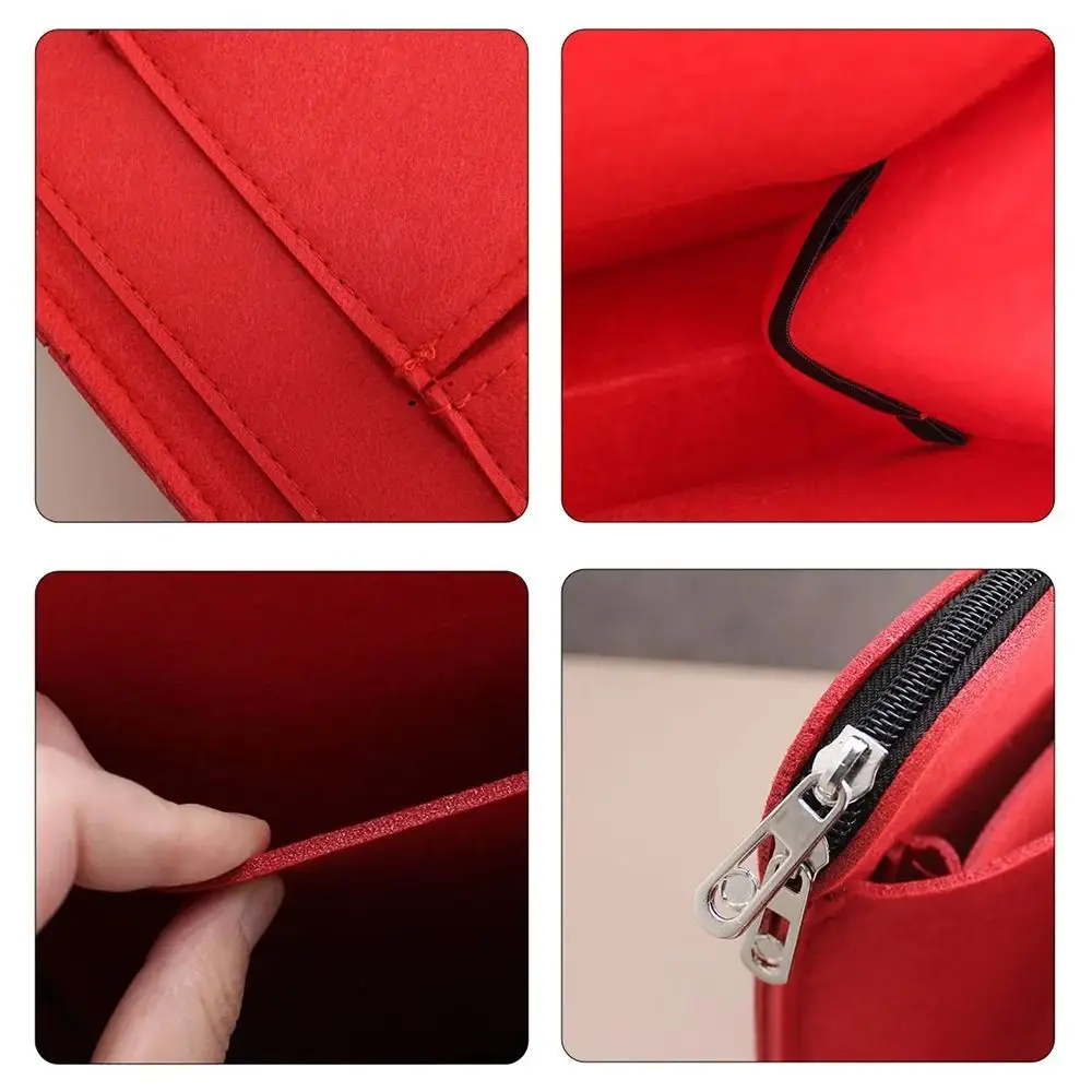 New Multi-Pocket Backpack Inner Bag Felt Large Capacity Liner Bag Travel Portable Insert Bag for Longchamp
