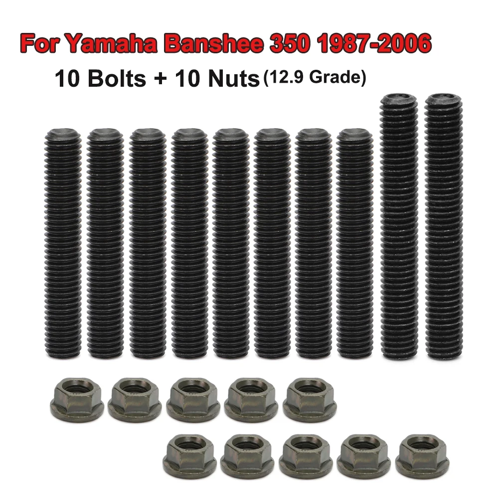 M8*1.25 For Yamaha Banshee 350 Vitos Cool Head Studs Stud Kit Hardened