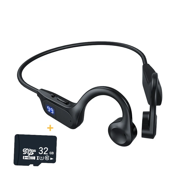 Auriculares de conducción de aire con Bluetooth 5,2, cascos inalámbricos  impermeables con reproductor MP3, Auriculares deportivos con micrófono para  entrenamientos, correr y conducir - AliExpress