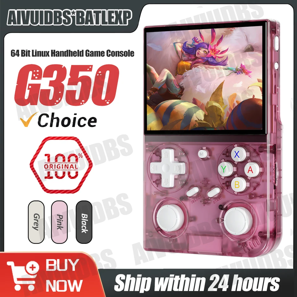BATLEXP G350 Retro Handheld Game Console Linux 64-bit System 3.5