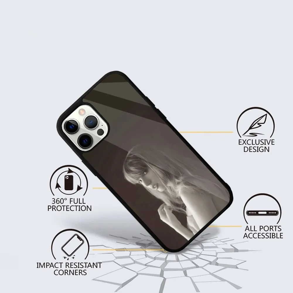 thumbnail image 1 of Funda para teléfono T-TaylorS TTPD S-SwiftS para iPhone 16, 15, 14, 13, 12, 11, Plus, Pro, Max Mini con carga inalámbrica magnética Magsafe, 1 of 5