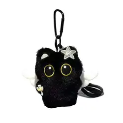 Adorable Seal Plush Keychain - Soft Stuffed Animal Pendant and Fashionable Keyring Accessory (Magic wand)