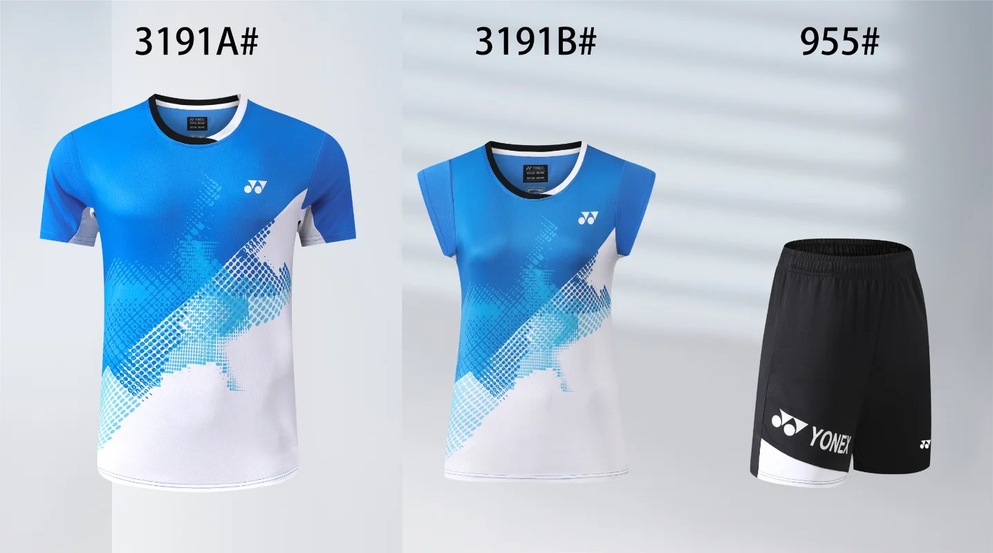 YONEX New Badminton Tennis Clothing Sports Short-sleeved T-shirt Comfortable Breathable Sweat-absorbent Quick-drying Top