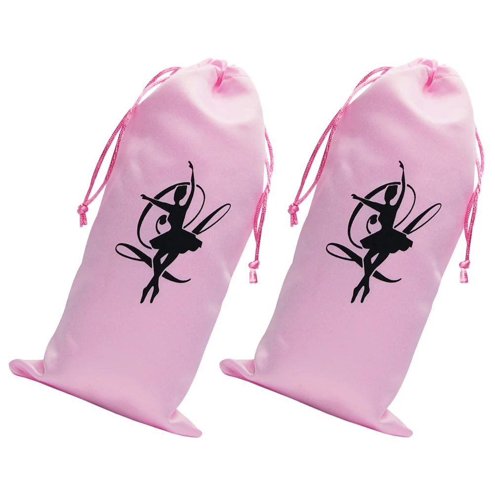 

Drawstring Ballet Shoe Bags For Traveling Satin Dance Slippers Bags Shoes Storage Pouch Organizer For Girls Women