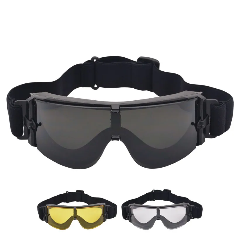 

Ski Goggles Tactical Glasses Explosion-proof Army Shock-resistant Field Special Forces Protective Skiing Snowboarding Glasses