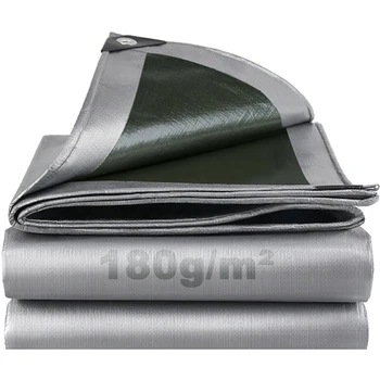 Telone in tessuto impermeabile Telone in tessuto 180 g/m2 PE Resistente ai raggi UV Resistente alle intemperie per mobili da giardino Piscina Legno Auto Barca 1