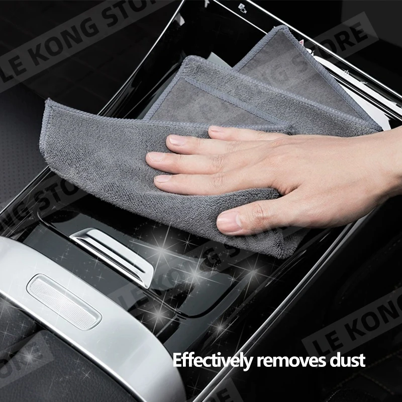 Car RS Initiale Paris Cleaning Drying Cloth Car Wash Towel Soft Wash Double Layer Rags Clio Scenic Duster Megane Koleos microfiber car towel car washing towel car drying towel drying cloth