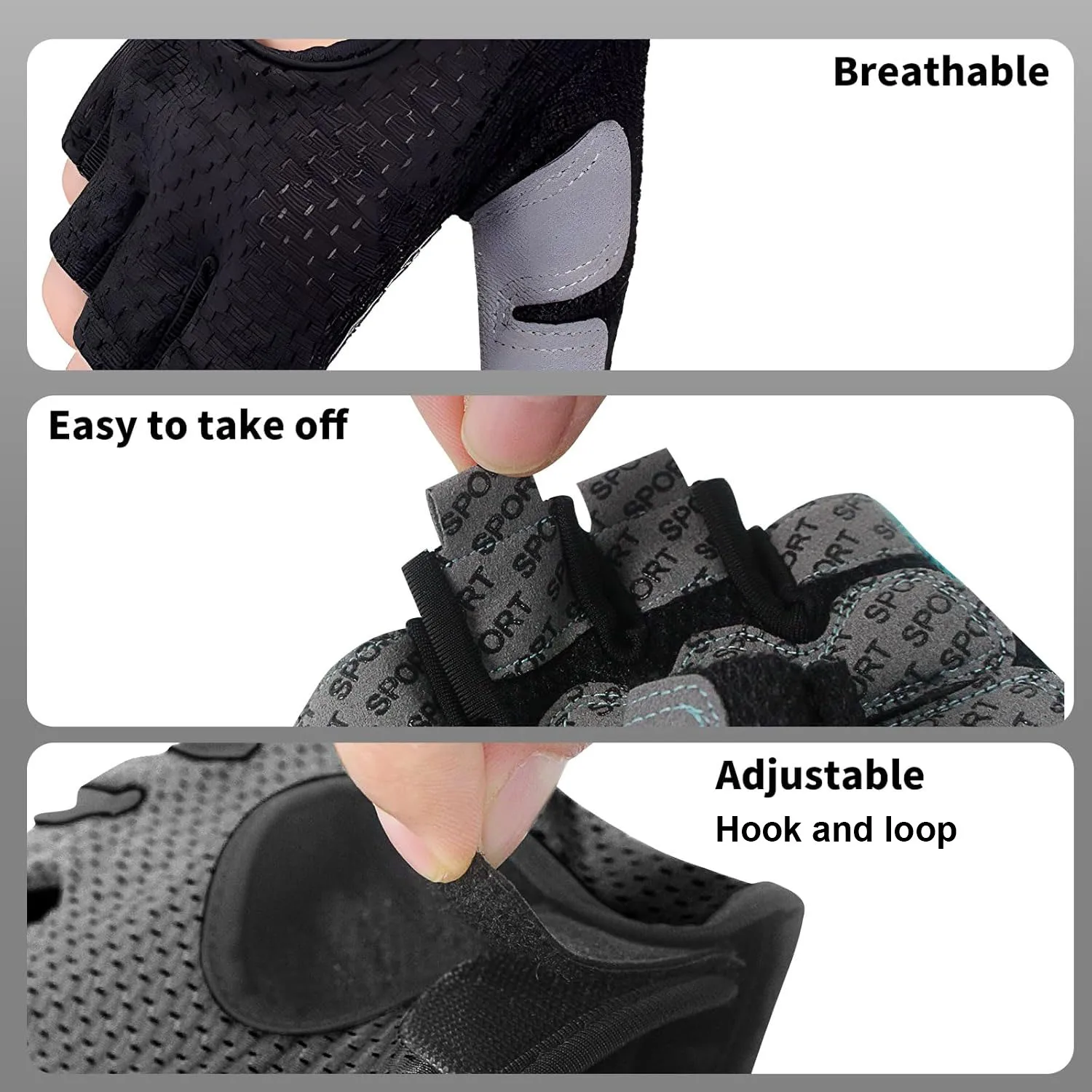 AOLIKES Weight Lifting Gloves Full Palm Protection Workout Gloves for Gym Cycling Breathable Super Lightweight for Mens & Women cycling gloves weightlifting gloves