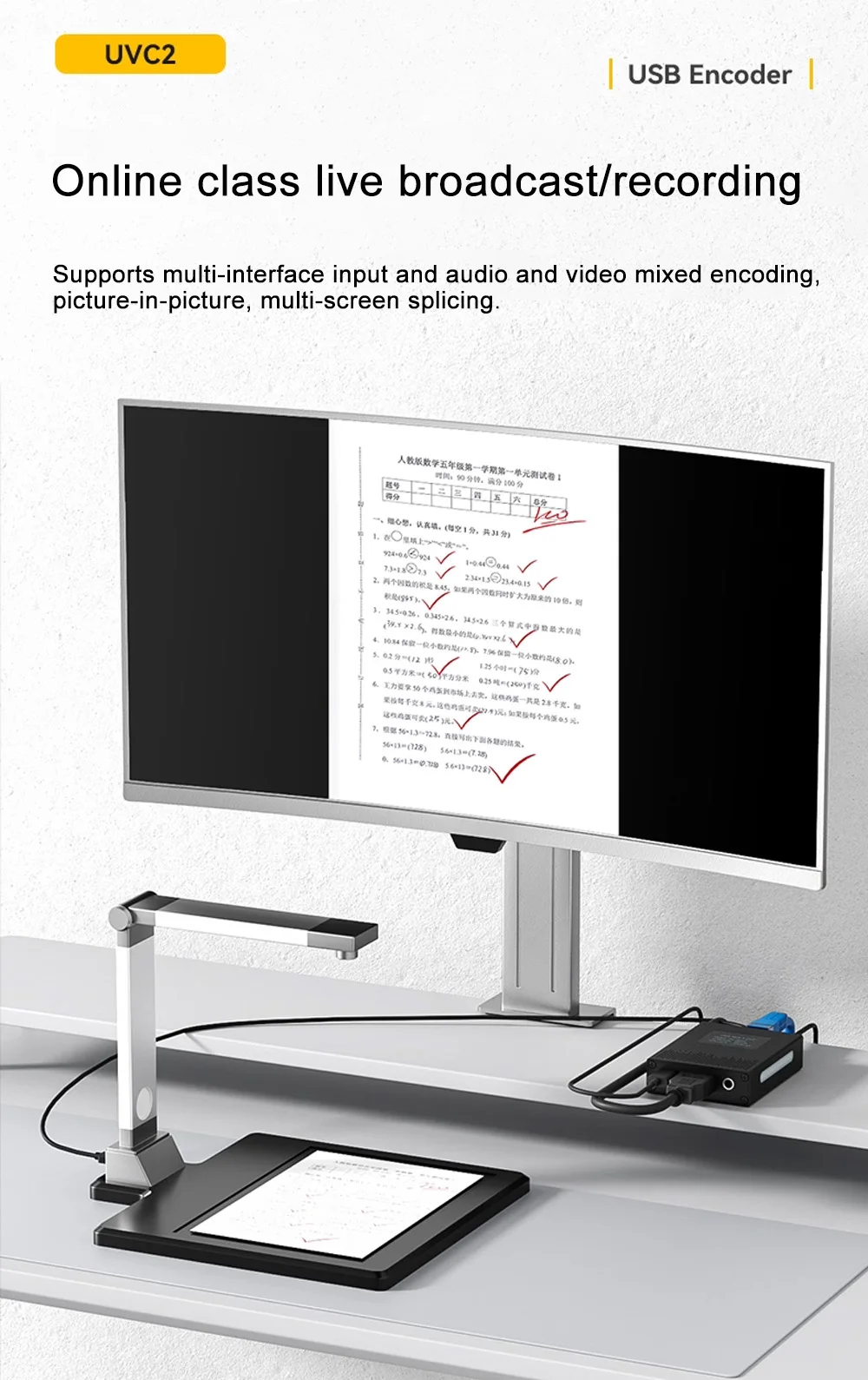 Link Pi UVC2 2-way USB Encoder/Decoder 4K30fps NDI/ SRT H.265 Encoding UVC To HD