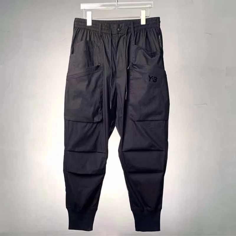 Y-3 Ripstop Pants in Black for Men