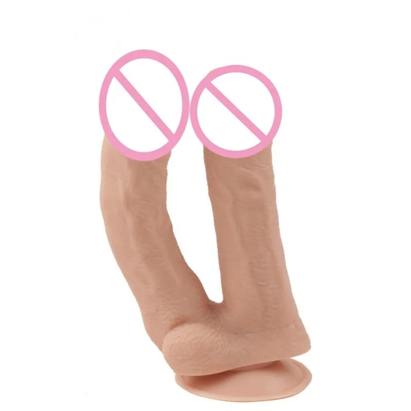 Huge Double Ended Dildo Silicone Vagina Masturbation Adult Sex Toy Couples Lesbian Anal Plug Anal Balls Bdsm Wearable Toys