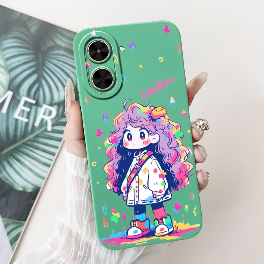 Lovely Avocado Cartoon Soft Silicone Bumper Phone Case