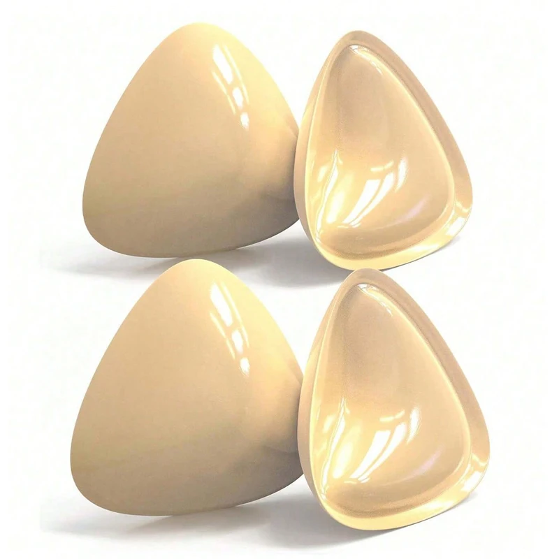 1PAIR Solid Self Adhesive Bra Double Both Sided Sticky Push Up Bra Inserts Reusable Adhesive Ultra Breast Lift Padding Insert