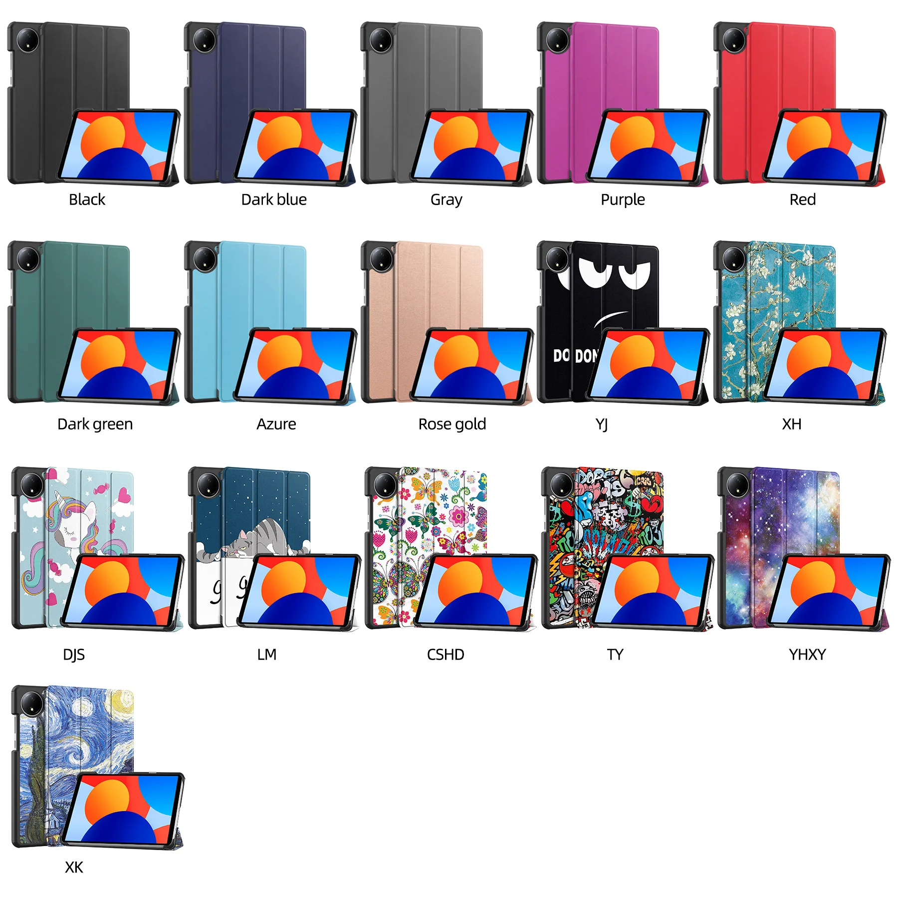 Für Xiaomi Redmi Pad SE 8.7 Tablet-Hülle 8,7 Zoll Standfunktion Lederhülle – Detail 3