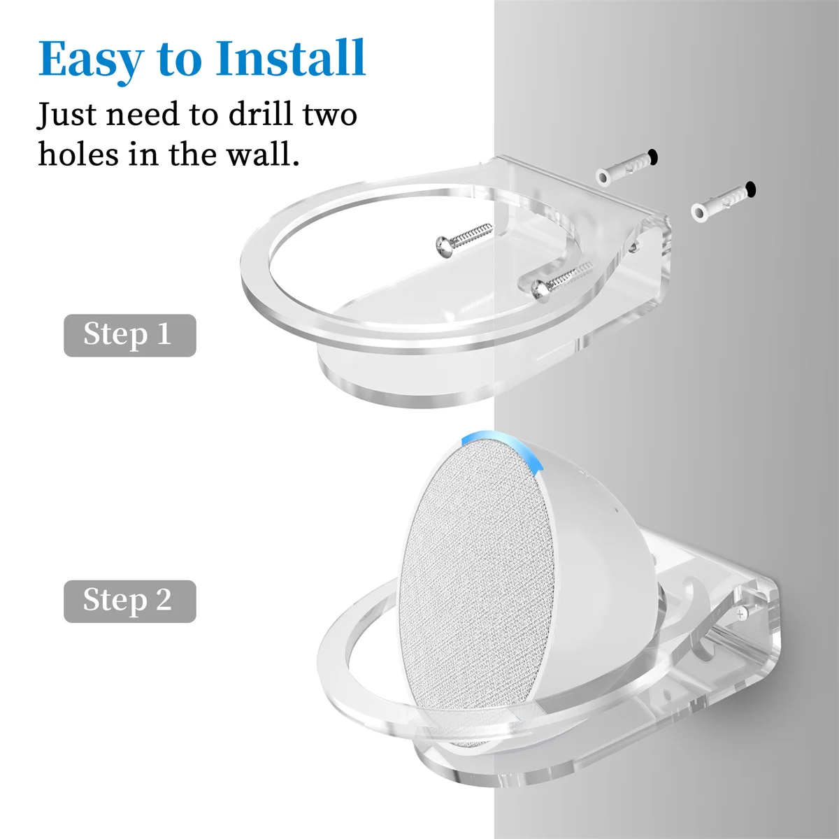 Support Mural Pour Ech0 P0p,Ech0 Pop Stand Gestion Câble