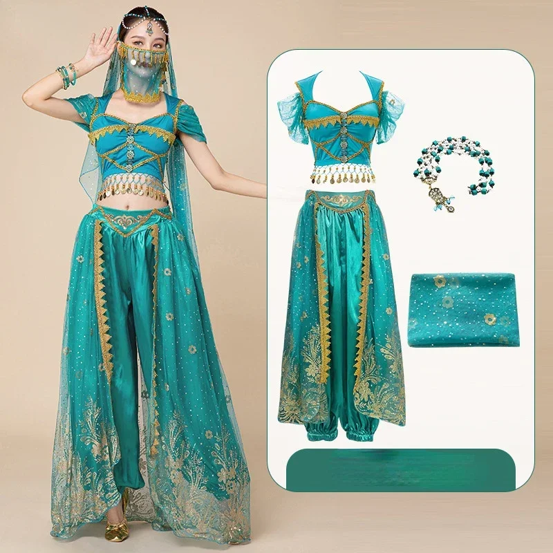 Belly Dance Practice Costume Han and Tang Chinese Style Performance Suit for Women chinese traditional costumes