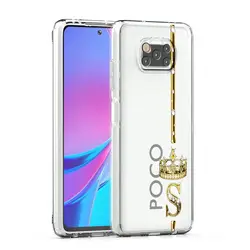 Diamond Crown Letter Phone Case with 5G Cover Compatibility - Xiaomi 13T Pro (B7)