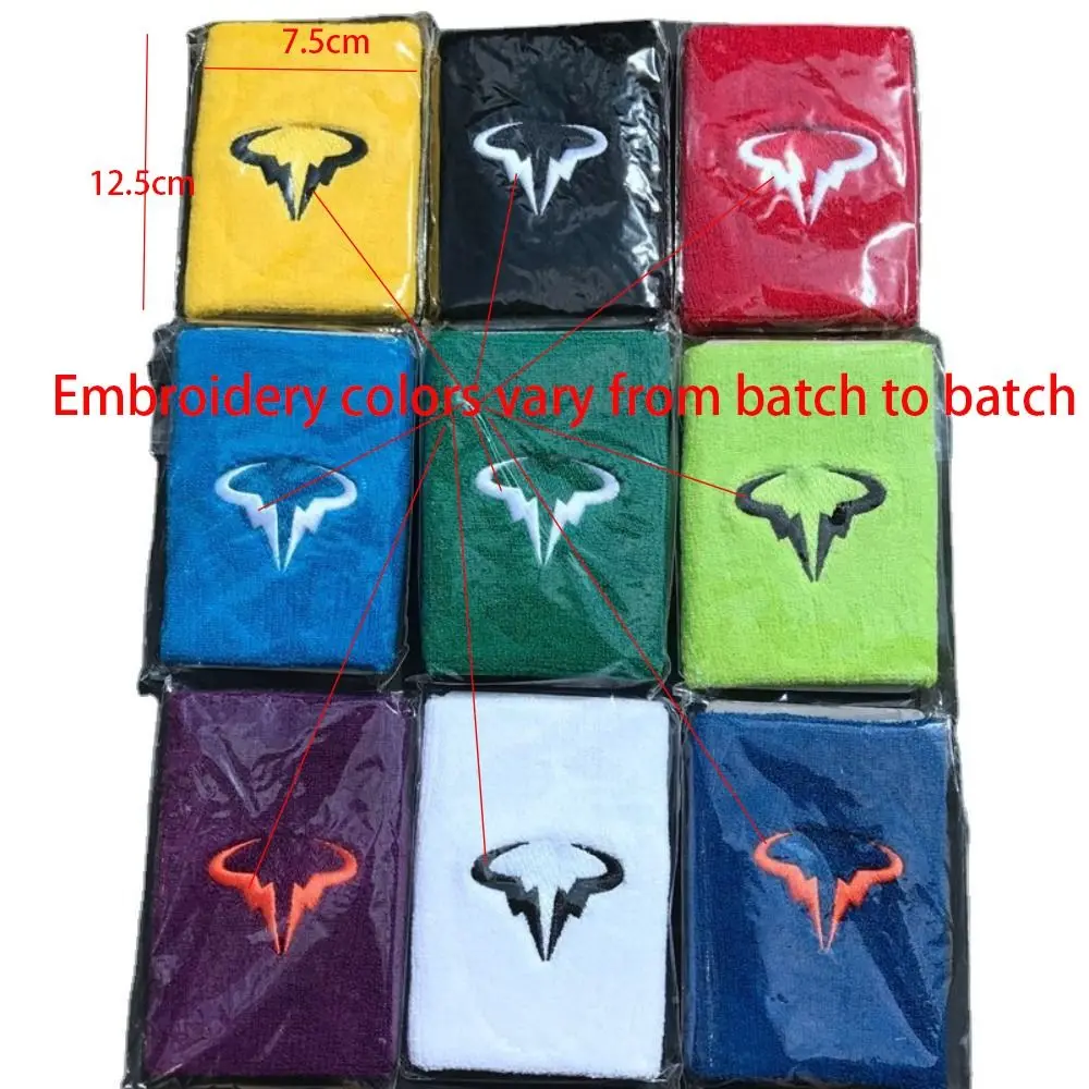 Sweat-absorbent Tennis Wristband Breathable Elasticity Yoga Wrist Wrap Cotton Wrist Support Sport Support Cycling
