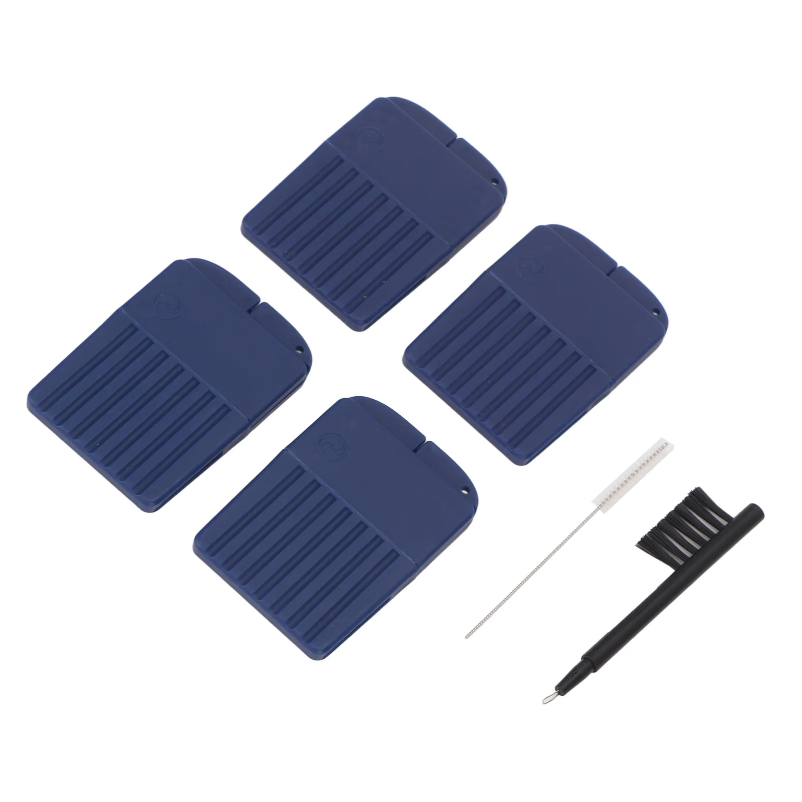 4 packs 34pcs Wax Guard Filters Cleaning Tool Hearing Aid Wax Guard Filters for Starkey Clear Hearing amplifier Brush Set 4
