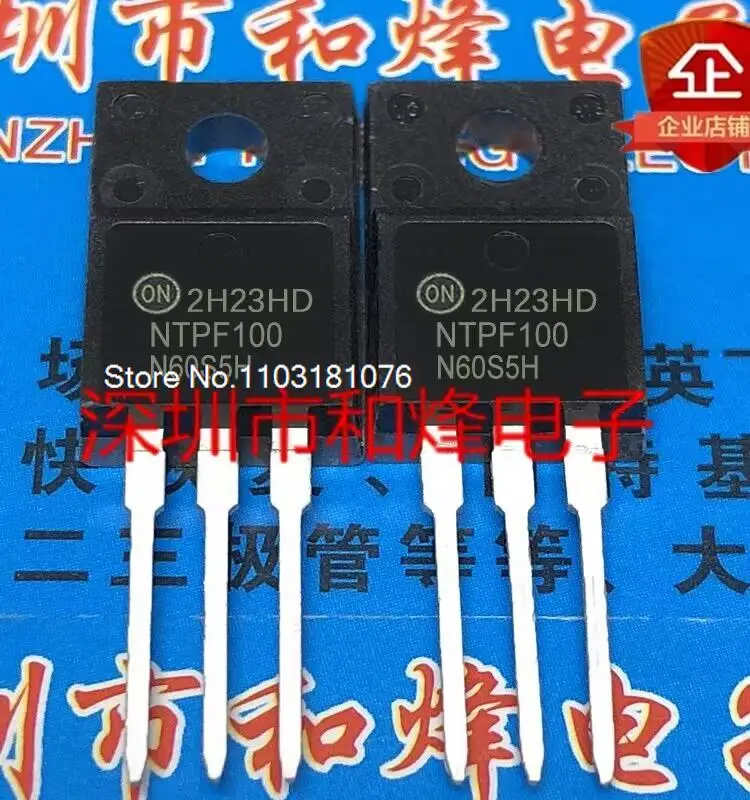 

(10PCS/LOT) NTPF100N60S5H TO-220F MOS New Original Stock Power chip
