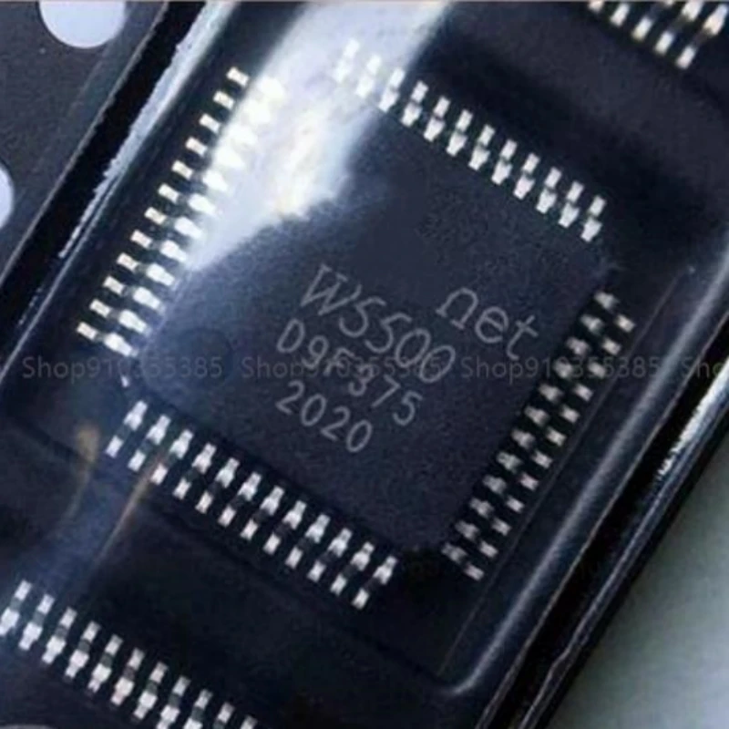 

10PCS New W5500 QFP-48 Ethernet hardware chip / control chip